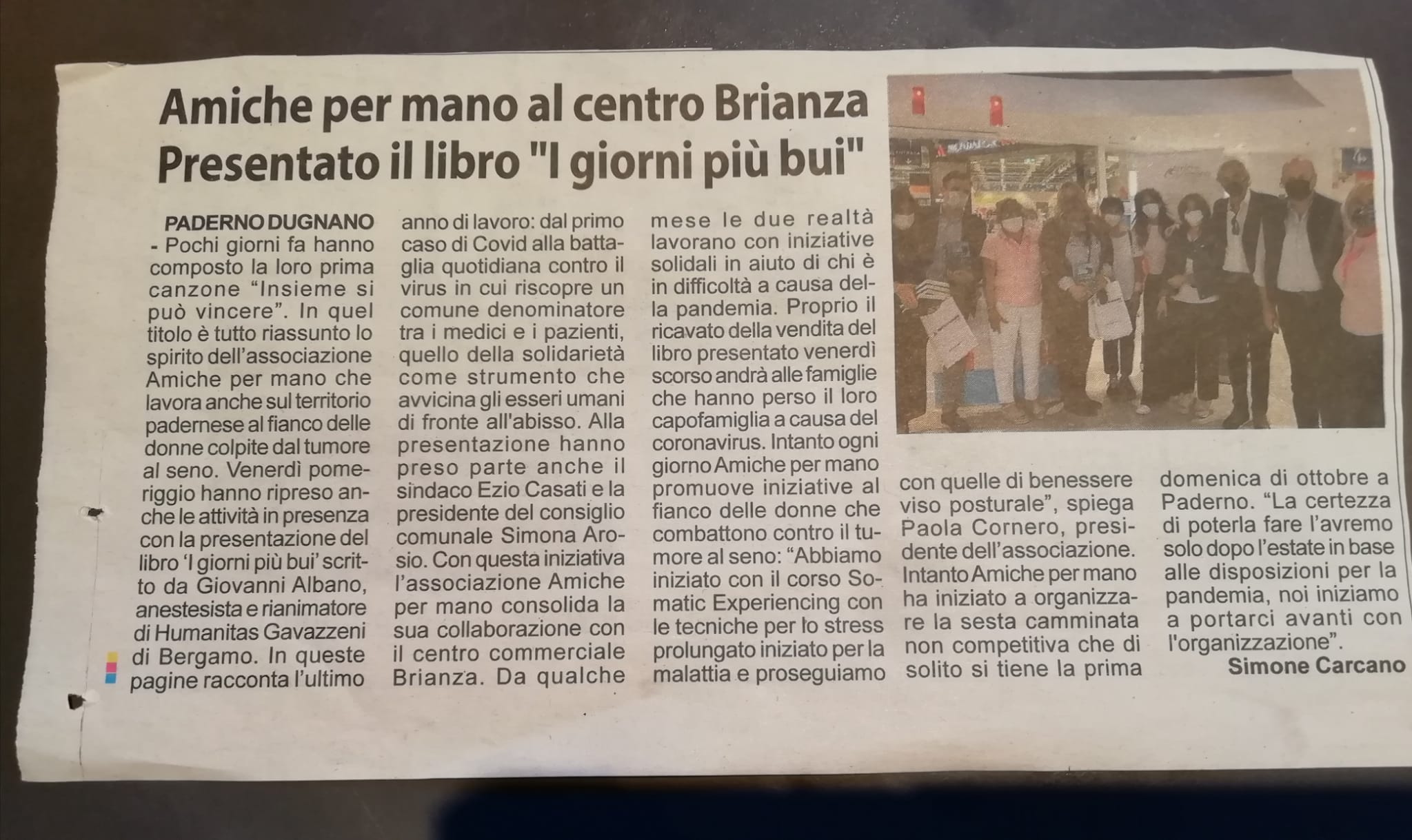 Incontro con l’autore del libro: “I giorni più bui” di Giovanni Albano