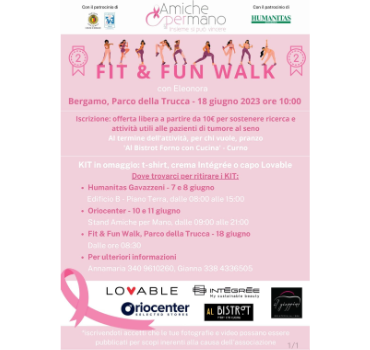 FIT & FUN WALK - 18 GIUGNO 2023
