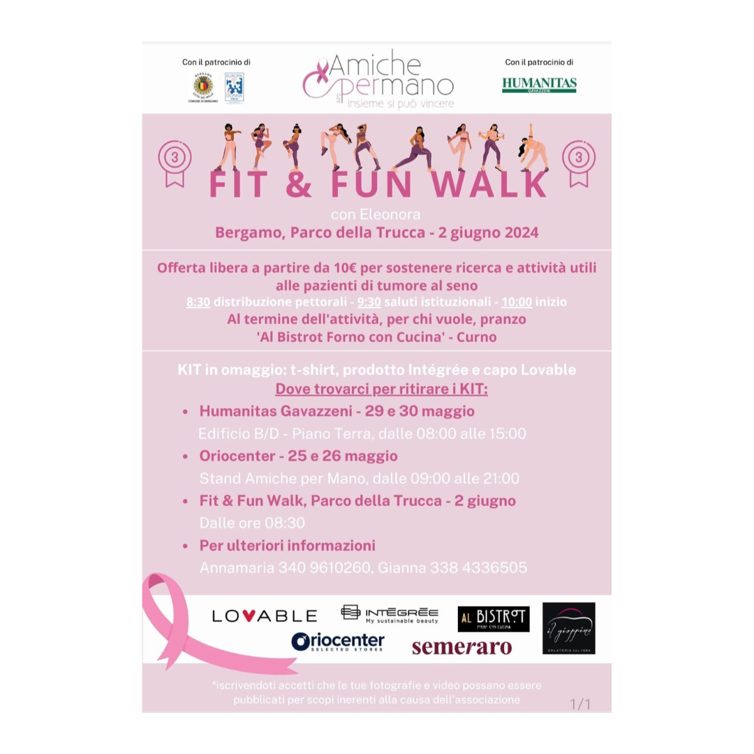 FIT & FUN WALK - 2 GIUGNO 2024