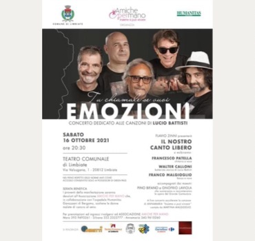 CONCERTO DEDICATO ALLE CANZONI DI LUCIO BATTISTI